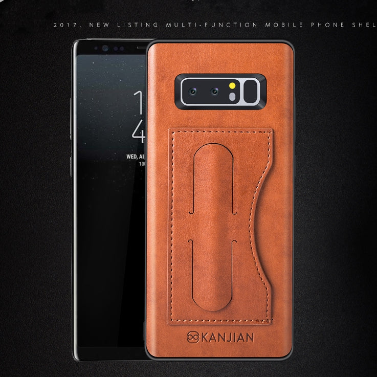 Card Slot PU Leather Kickstand Magnetic Case for Samsung Galaxy Note 8