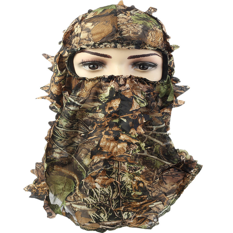 Hunting Camping Hiking Cycling Tactical Camouflage Military Fan Headgear Sets of Collar Hat Face Ma
