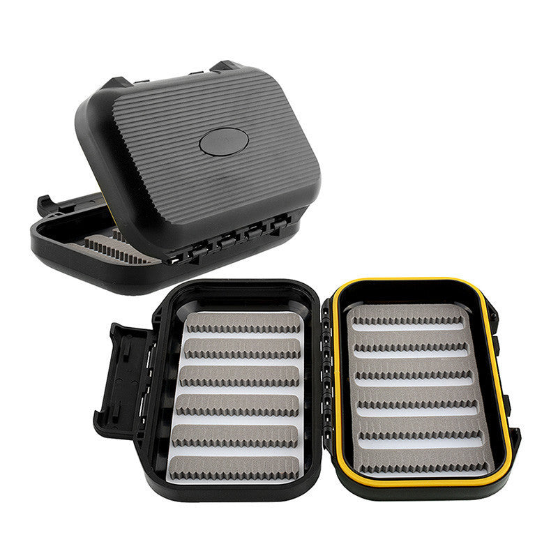 Bobing ABS Plastic Waterproof Fishing Box Foam Insert Slot Fly Fishing Lure Bait Hook Storage