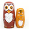 6Pcs/Set Nesting Dolls Wooden Matryoshka Russian Dolls Hand Painted Baby Toy  Home Decorations