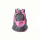 Pet Carrier Shoulders Back Front Pack Dog Cat Travel Bag Mesh Backpack Head Out Design Travel Bag