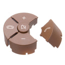 Beige Car Steering Worn Button Switch Cover Left & Right For Mercedes W204 W212 C200 E260 E320 GLK260