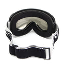 Universal Ski Goggles Dual Lens Mirror Snowboard Outdoor Sports Glasses Windproof Anti-UV Silver