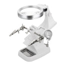 DANIU Multifunctional Welding LED Magnifier Helping Hand Soldering Iron Stand Magnifying Lens Clamp Tool