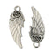 10Pcs Tibetan Silver Rose Angel Wings Pendants Charm DIY