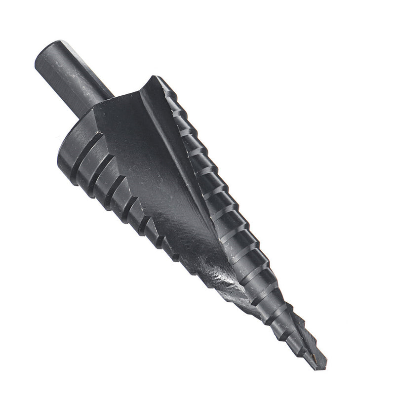 4-32mm Spiral Step Cone Drill Bit Multifunction Metal Hole Cutter Tool Kit