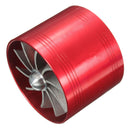 Universal Single Supercharger Turbine Turbocharger Air Intake Fan Fuel Gas Saver