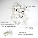 MoFun 16PCS Halloween Ghost LED String Light Toy Decoration Toys Party Home Decor