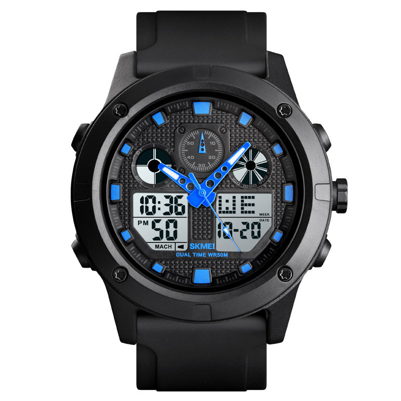 SKMEI 1514 Outdoor Sports 50M Waterproof Chronograph Stopwatch Digital Watch Men Watch