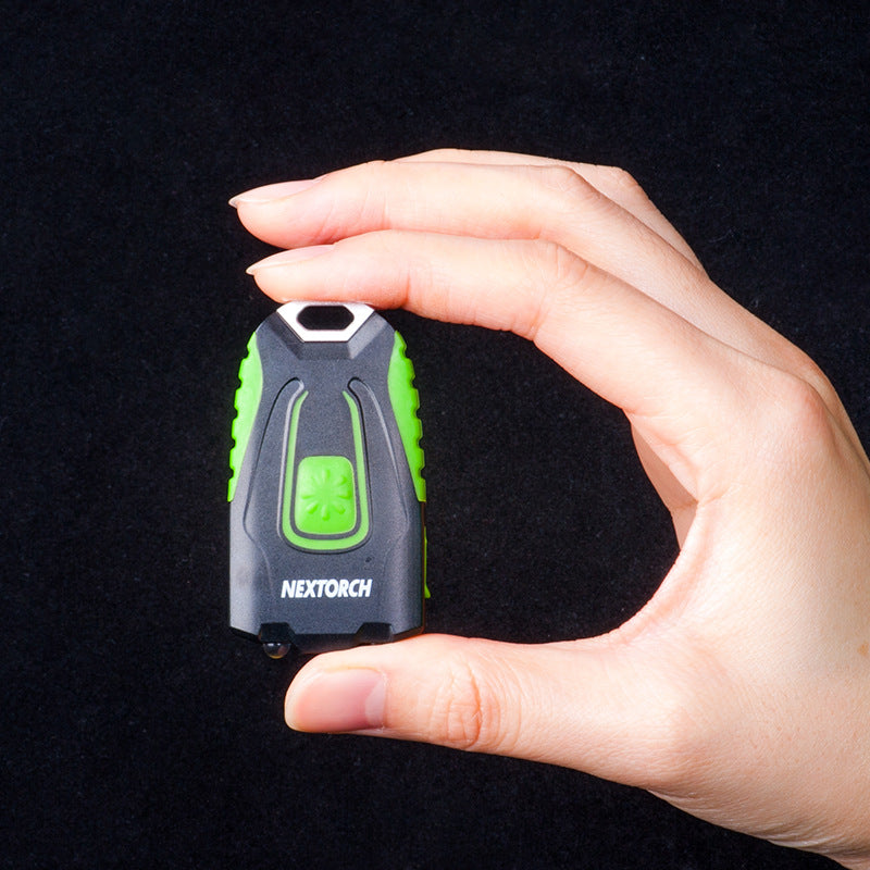 NEXTORCH GL20 60LM USB Rechargeable LED Keychain Light  260 Wide Angle EDC Flashlight Mini Laser Whip