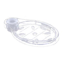 Shower Rail Soap Dishes ABS Plastic Transparent Soap Box Holder Pallet Bath Shower Rod Soap Rack