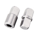2Pcs 3/8 Inch Turns To 3/8 Inch or 3/8 Inch Turns To 1/4 Inch Hexagon Head For Universal Extension Wrench Adapter