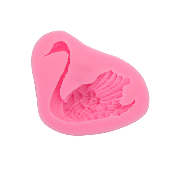 3D Silicone Mold Swan Fondant Mould For Candy Chocolate Cake