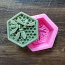 Honeycomb Bee Silicone Mold Bakeware Family DIY Fondant Chocolate Cake Mould
