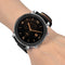 Double-sided Leather Watch Band Watch Strap Replacement for 47mm Amazfit GTR Smart Watch
