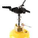 IPRee Camping Cooking Stove Hexagonal Converter Copper Propane LP Gas Regulator Valve Adapter