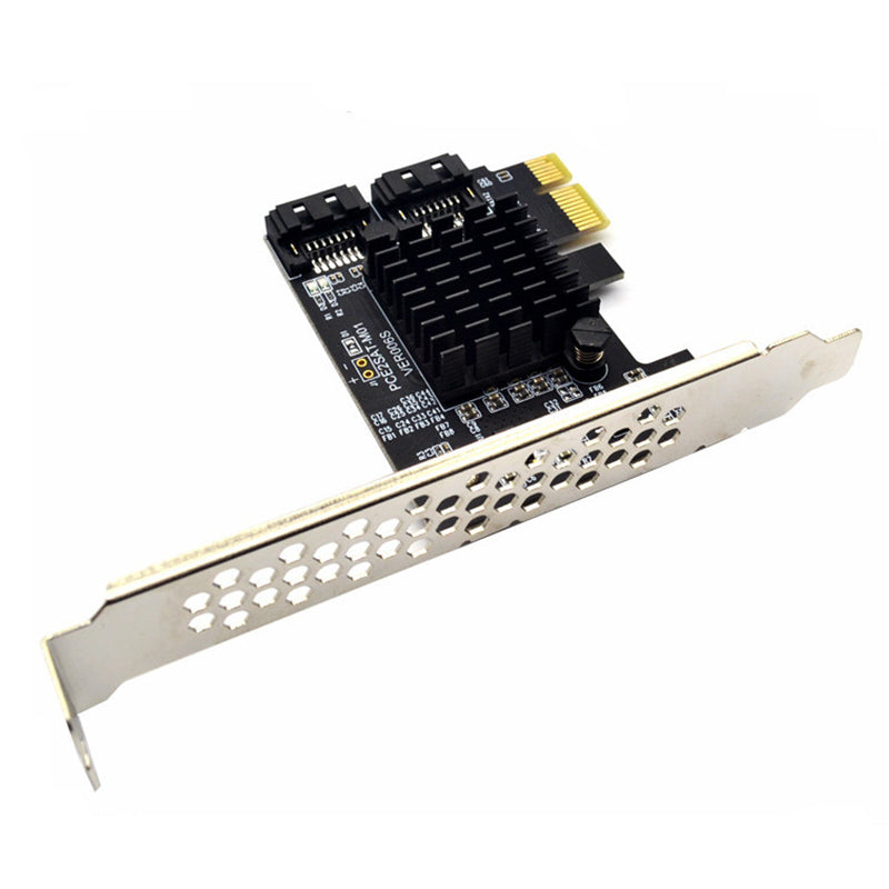 ITHOO PCE6SAT-M01 2 ports SATA3.0 SSD PCI-E Expansion Card 6Gbps IPFS Hard Disk Marvell Master for Desktop Computer