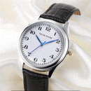 VA VA VOOM VA-203 Men Business Style Quartz Watch Casual Leather Strap Simple Dial Watch