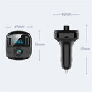 BT29 Bluetooth 5.0 Car Kit Wireless FM Transmitter Dual USB Fast Charger Audio Mp3 Player With TF Slot Type-C Port