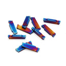 Drillpro 10pcs HRC45 Blue Nano MGMN300-M 3mm Carbide Insert for MGEHR/MGIVR Turning Tool Holder