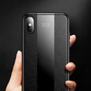 Bakeey Protective Case For iPhone X/XR/XS/XS Max Leather Texture Anti Fingerprint PU Leather TPU