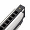 EASTTOP T10-B C Key 10 Holes Harmonica Blues Harp Stainless Steel Cover Plate with Plastic Box