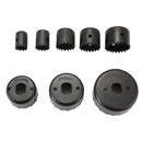 11pcs Hole Saw Cutter Set 19-64mm Carbon Steel Saw for Wood Metal Cutting