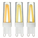 Mini G9 3W COB Pure White Warm White LED  Silicone Crystal Lamp Light AC110V