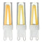 Mini G9 3W COB Pure White Warm White LED  Silicone Crystal Lamp Light AC110V