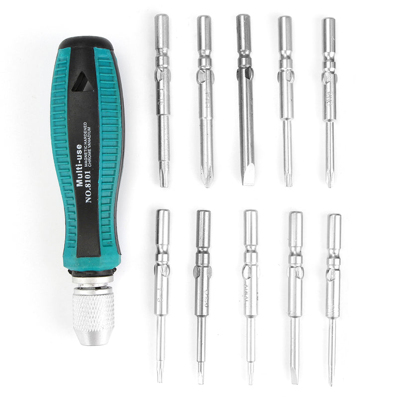 PENGGONG 8101 Precision Screwdriver Set Screwdrivers Kit Bag Rubber Handle Home Hardware Repair Tool