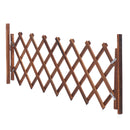 Folding Wood Baby Gate Fence Safety Protection Pet Dog Barrier Standing Door