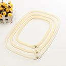 Plastic Embroidery Frame Two Layer Cross Stitch Hoop Ring Sewing Tool Rectangle