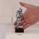 Abstract No Speak Figure Statue Craft Ornament Sculpture Home Decor Ornament Art Decorations