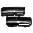 Pair Car Front Lower Bumper Grille Grill LED Daytime Running Driving Fog Lights for VW Golf MK4 1998-2004
