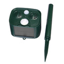 15-75KHZ Animal Repeller Solar Powered Waterproof PIR Sensor USB Solar Alarm Repeller
