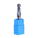 Drillpro R0.5-R5mm Ball Nose Tungsten Carbide End Mill Cutter HRC55 TiAlN Coating End Milling Cutter CNC Tool