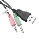 HI200 3.5mm Wired Gaming Headset LED Light Headphone Hi-Fi Stereo Surround With Mic