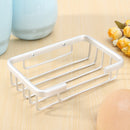 Space Aluminum Square Multifunctional Bathroom Space Saver Storage Soap Box 5 x 4 x 1Inches