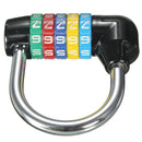 Resettable 5 Digit Password Combination Padlock Security Lock School Cabinet Locker