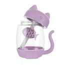 3 in1 USB Portable Cat Mini Air Cool Mist Humidifier Ultrasonic Aromatherapy Diffusers LED Light Fan