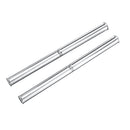 Portable Reusable Stainless Steel Reusable Foldable Drinking Straw + Keychain PU Leather Storage Case + Cleaning Brush