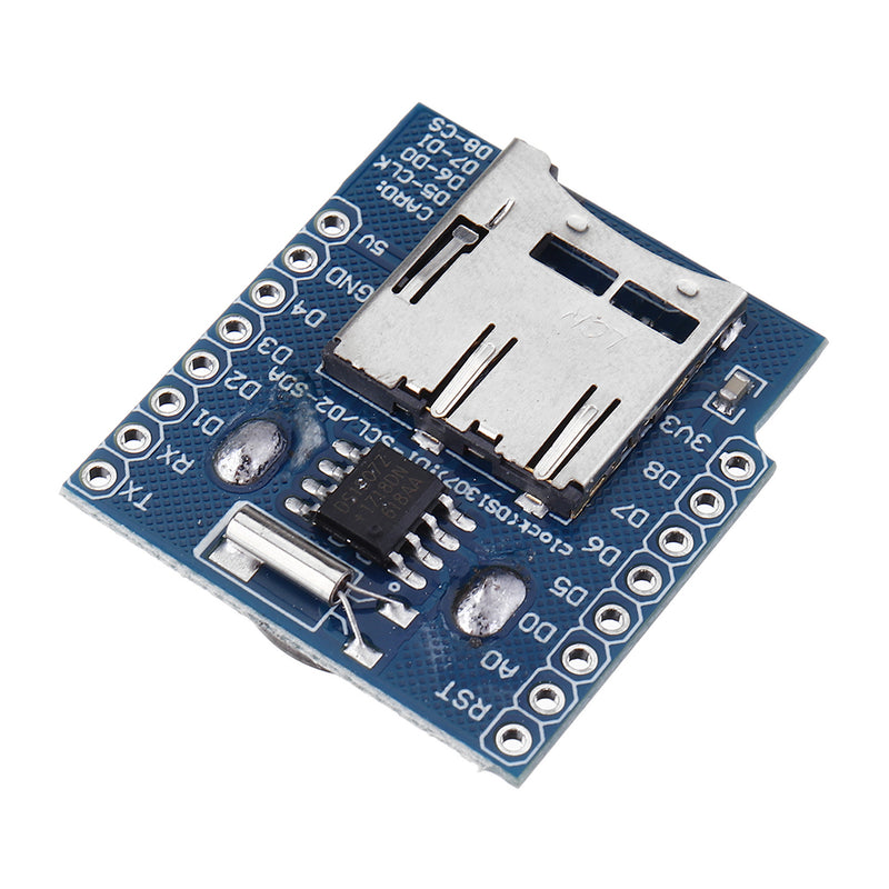 Geekcreit DataLog Shield For WeMos D1 Mini RTC DS1307 Micro SD with Pin Headers