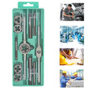 Drillpro 12pcs Adjustable Tap Wrench Die Holder with Metric Screw Tap and Die Set