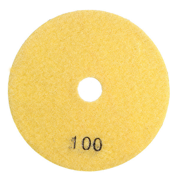 8pcs  4 Inch 50 to 3000 Grit Diamond Polishing Pads for Granite Stone Concrete Marble