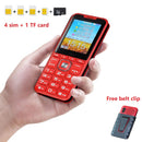 Bakeey H08 3.0 Inch 1800mAh Power Bank FM bluetooth Vibrator 4 SIM Card Quad Standby Feature Phone