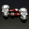 4pcs 12V 0.5W Skeleton Turn Signal Light Motorcycle Skull Head Indicator Lamp
