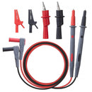 6pcs Test Lead Threaded Alligator Clips Safety Alligator Clip for Universal Meter Multimeter
