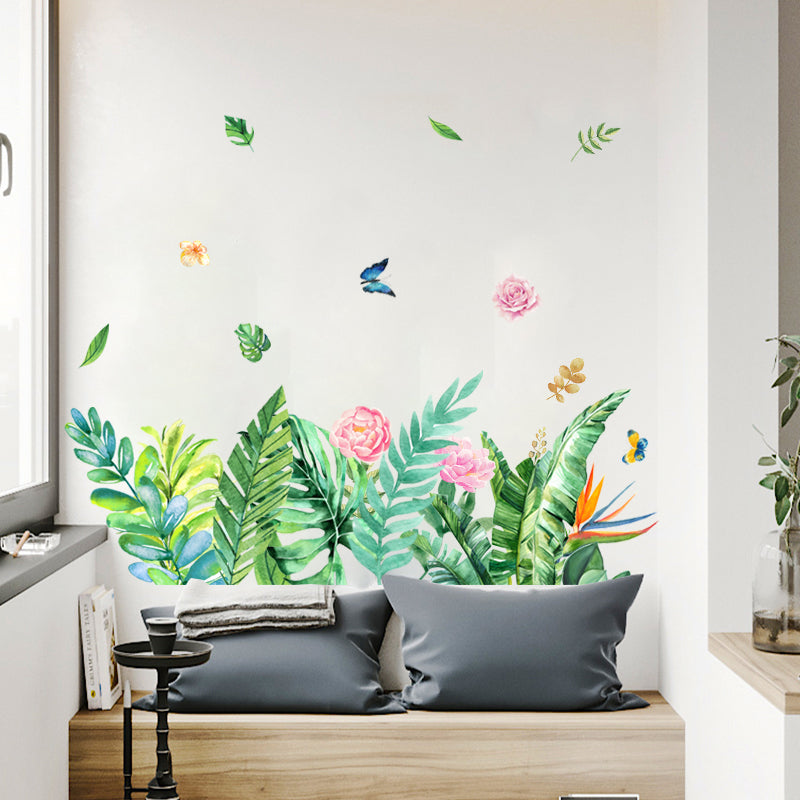 Miico FX64040 Flower Wall Stickers Children's Room Kindergarten Living Room Bedroom Wall Sticker DIY Sticker
