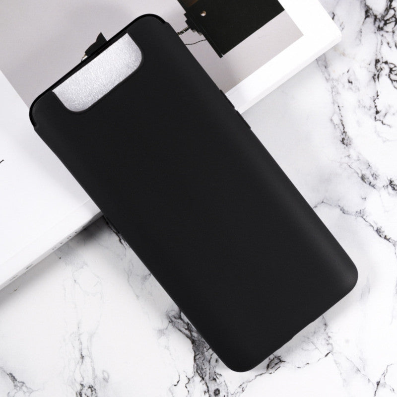 Bakeey Frosted Shockproof Soft TPU Protective Case for Samsung Galaxy A80 2019-Black