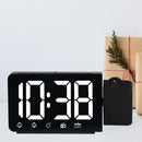 TS-3211 360 Rotated Projection Clock FM Radio Clock Snooze Function Creative Alarm Clock